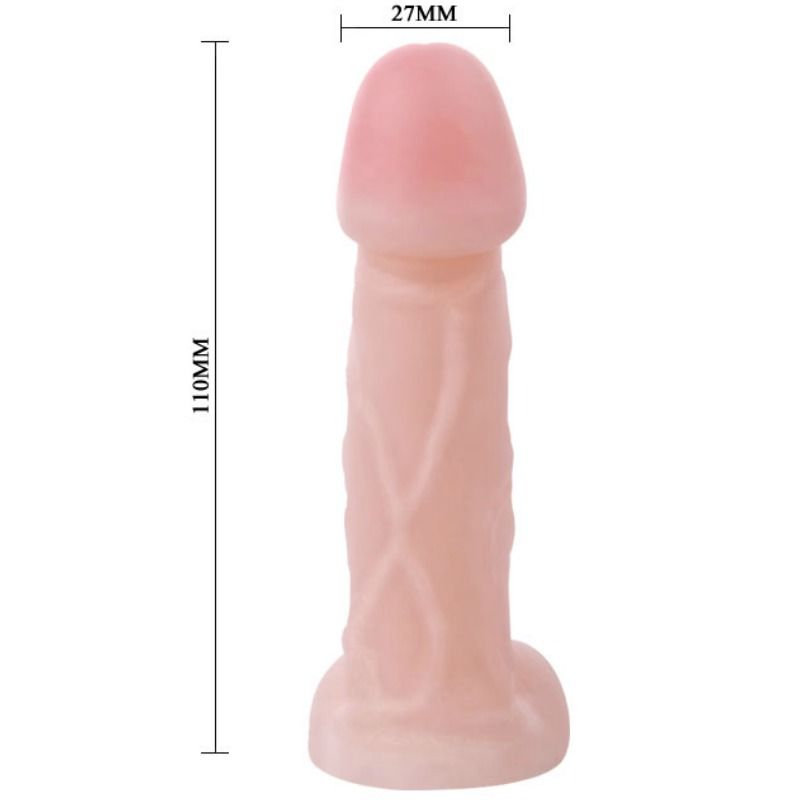 BAILE Slick Pleasure Dildo Realista – Consolador Suave y Flexible Para Estimulación Dual