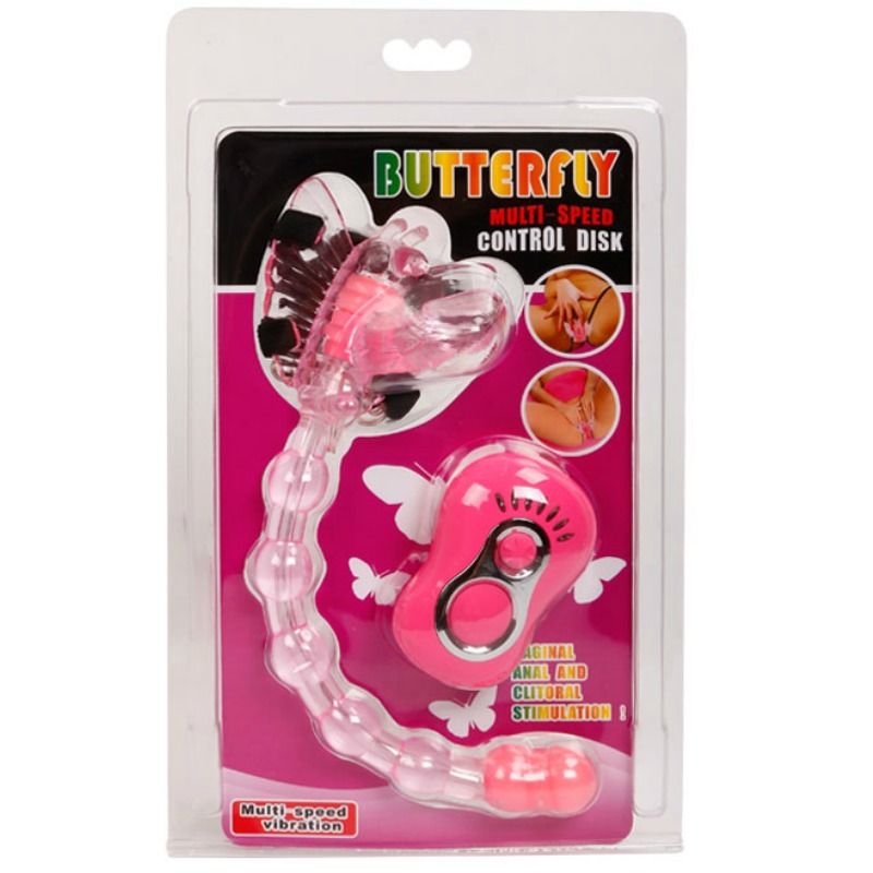 BAILE Butterfly Strap On – Stimolatore flessibile con vestibilità perfetta per un comfort extra