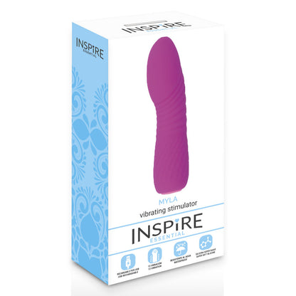 Vibratore Inspire Essential Myla Purple – Vibratore ricaricabile con design ergonomico e silicone ipoallergenico