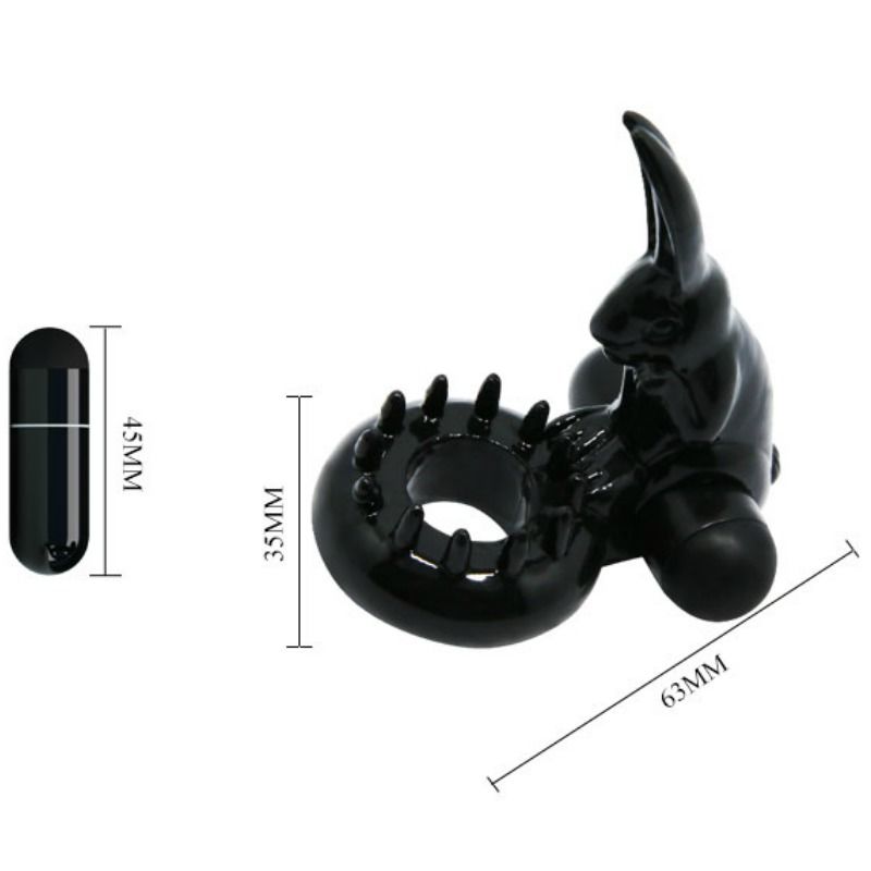 Comprar BAILE Sweet Ring Anillo Con Rabbit – Diseño Elegante Para Experiencia Sensorial Compartida-Noxtic