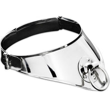 Comprar METAL HARD Collar Restricción Con Anilla Y Candado 12.5 CM – Diseño Elegante En Acero Inoxidable Para Placer Sensual-Noxtic