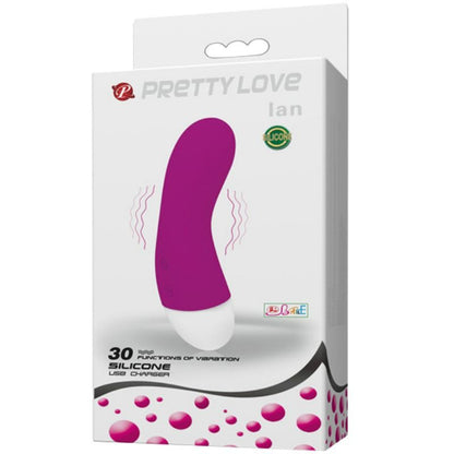 PRETTY LOVE Ian Stimolatore Punto G – Vibratore in Silicone Morbido con 30 Velocità
