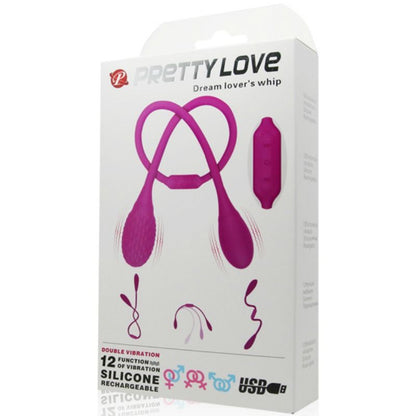Comprar Pretty Love Estimulador Unisex Dream Lovers Whip 2 – 12 Modos De Vibración Para Placer Personalizado-Noxtic
