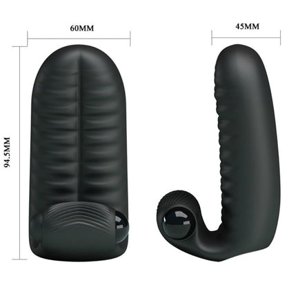Comprar Pretty Love Abbott Dedal Estimulador Negro – Diseño Ergonómico Con Vibraciones Intensas-Noxtic