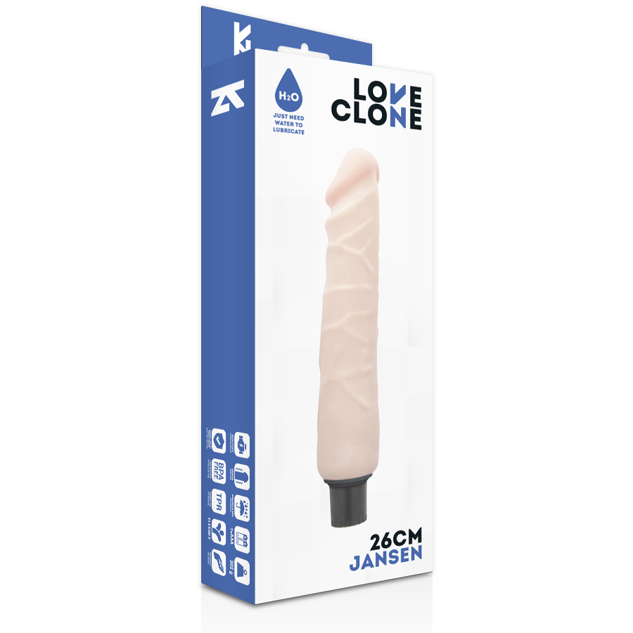 Comprar LOVECLONE Vibrador Realista 26 CM – Tecnología De Lubricación Automática Para Mayor Comodidad-Noxtic