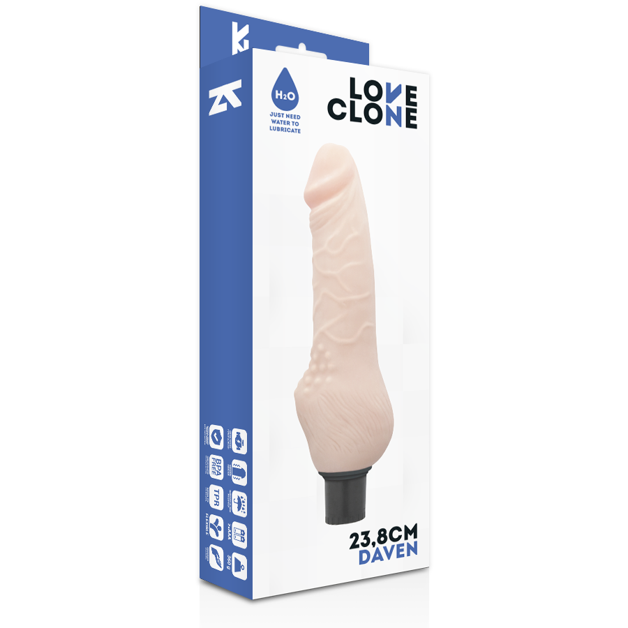 Comprar LOVECLONE Daven Vibrador Realístico – Tecnología De Lubricación Automática Para Uso Cómodo-Noxtic