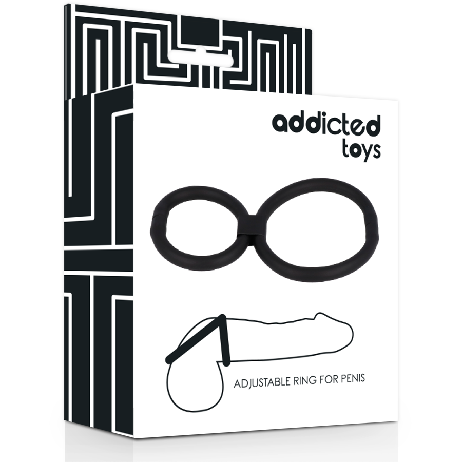 ADDICTED TOYS Anillas Ajustables – Mejora del Tamaño y Resistencia Con Diseño Ergonómico