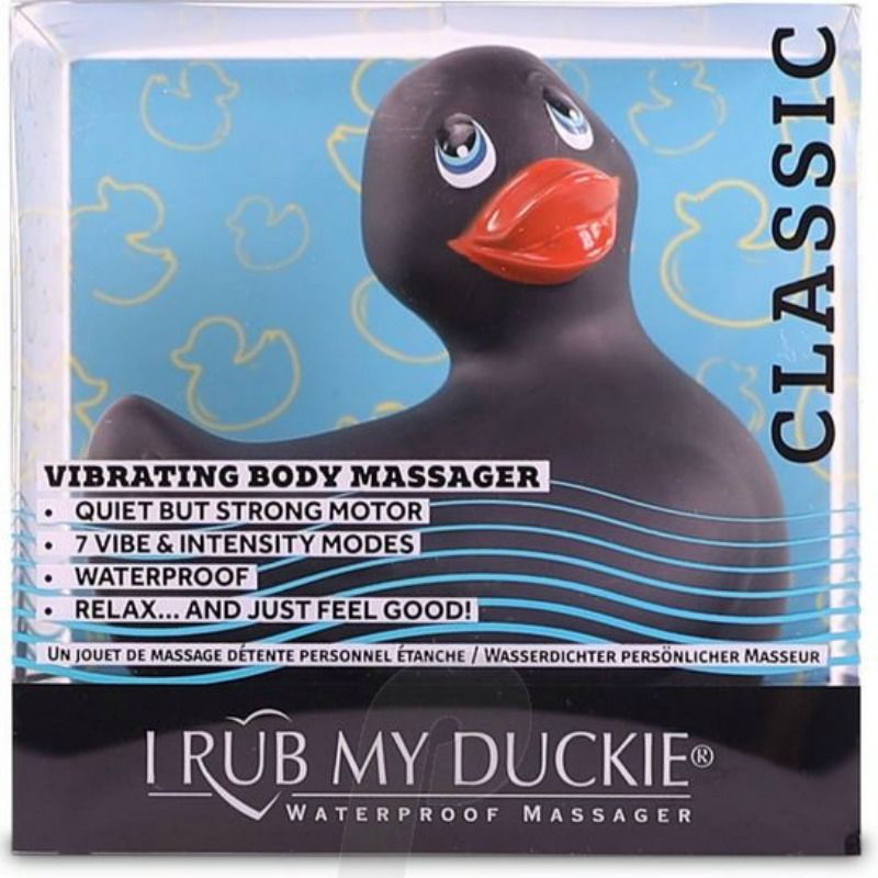 Comprar BIG TEASE TOYS I Rub My Duckie Classic Negro – Pato Vibrador Acuático Con 7 Modos De Vibración-Noxtic