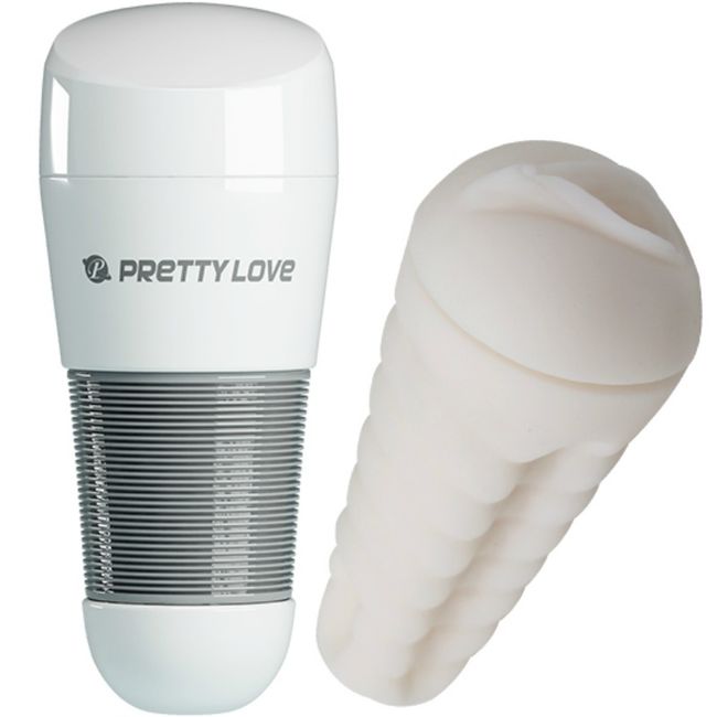 Comprar Pretty Love Kitty Blanco – Masturbador Con Diseño Elegante Y Sensación Realista-Noxtic