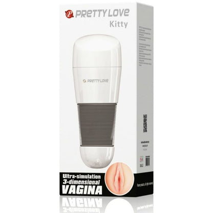 Comprar Pretty Love Kitty Blanco – Masturbador Con Diseño Elegante Y Sensación Realista-Noxtic