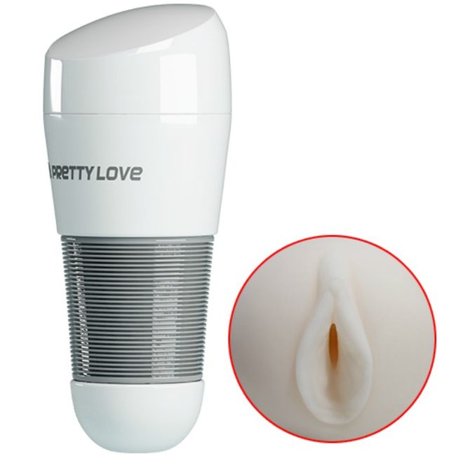 Comprar Pretty Love Kitty Blanco – Masturbador Con Diseño Elegante Y Sensación Realista-Noxtic