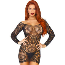 Comprar Leg Avenue Mini Vestido Encaje Negro – Diseño Elegante Para Realzar Tu Feminidad-Noxtic