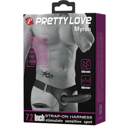 Pretty Love Myron Strap On – Giocattolo sessuale vibrante per il piacere condiviso
