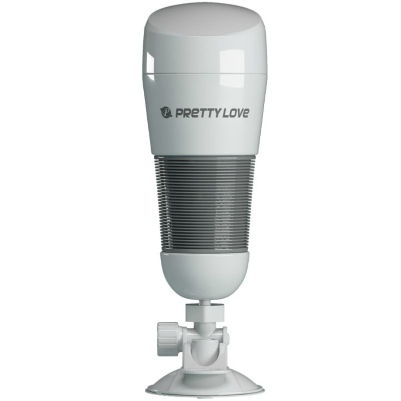 PRETTY LOVE Hedy Blanco – Masturbatore ergonomico con texture in silicone medico