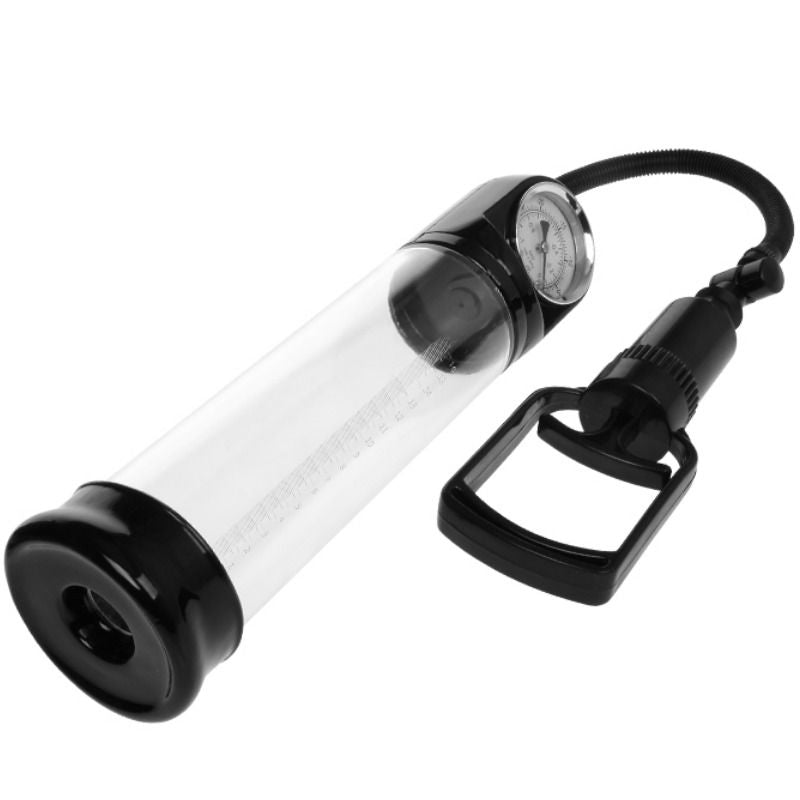 Pompa per l'erezione PRETTY LOVE con barometro – Gonfiatore manuale per risultati potenti