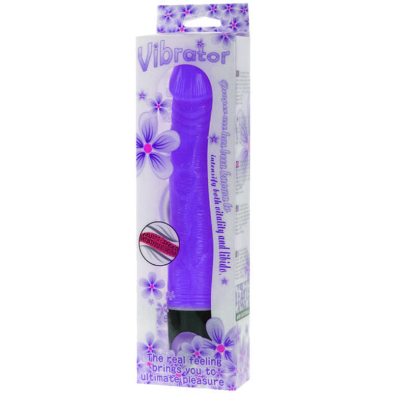 BAILE Vibrador Multispeed Morado – Diseño Texturado Para Placer Intenso