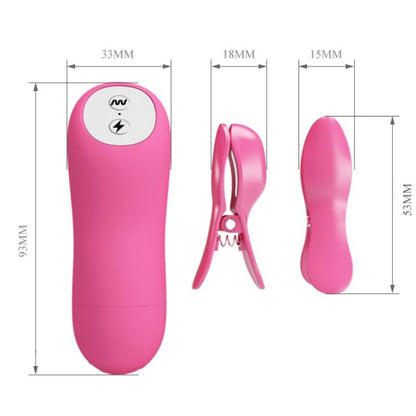 Comprar BAILE Romantic Wave Pizas – Pinzas Vibradoras Con Estimulación Sensorial Avanzada-Noxtic