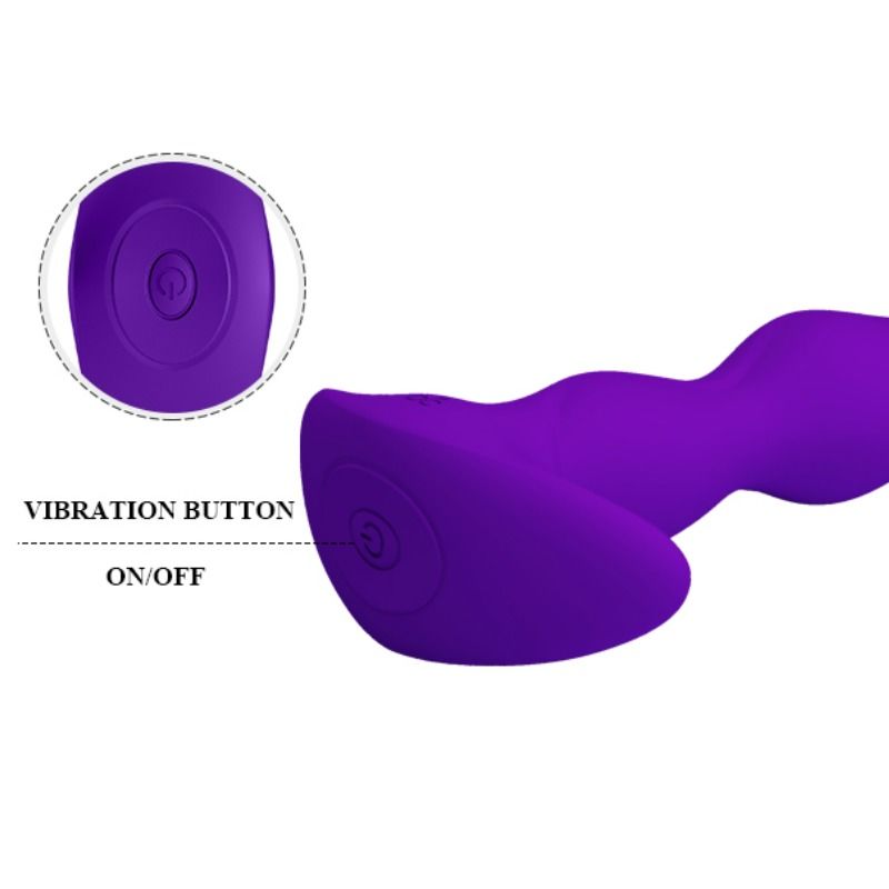 Comprar Pretty Love Masajeador Anal 12 Modos Vibración Lila – Diseño Silicona Para Placer Personalizado-Noxtic