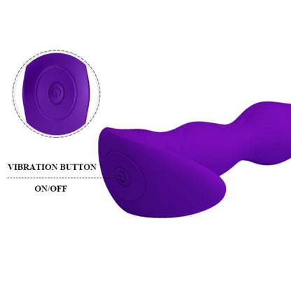 Comprar Pretty Love Masajeador Anal 12 Modos Vibración Lila – Diseño Silicona Para Placer Personalizado-Noxtic