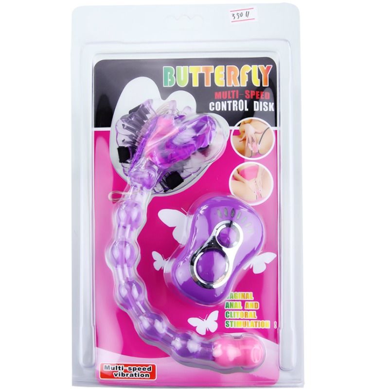 BAILE - BUTTERFLY STRAP ON LILA-BAILE STIMULATING-Noxtic