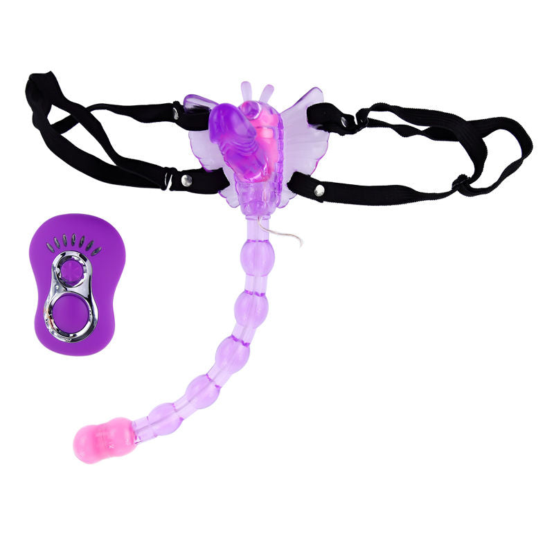 BAILE - BUTTERFLY STRAP ON LILA-BAILE STIMULATING-Noxtic