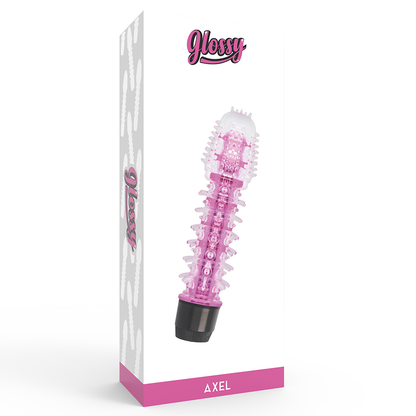 GLOSSY Axel Vibrador Rosa – Diseño Ergonómico Con Material Hipoalergénico Para Placer Seguro