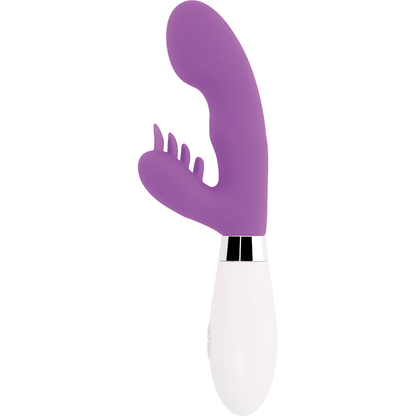 GLOSSY Rabbit Elvis Lila – Masajeador De Silicona Con 10 Funciones Y Diseño Ergonómico