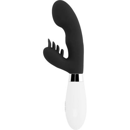 GLOSSY Elvis Rabbit Negro – Vibrador Erótico Con 10 Funciones De Vibración