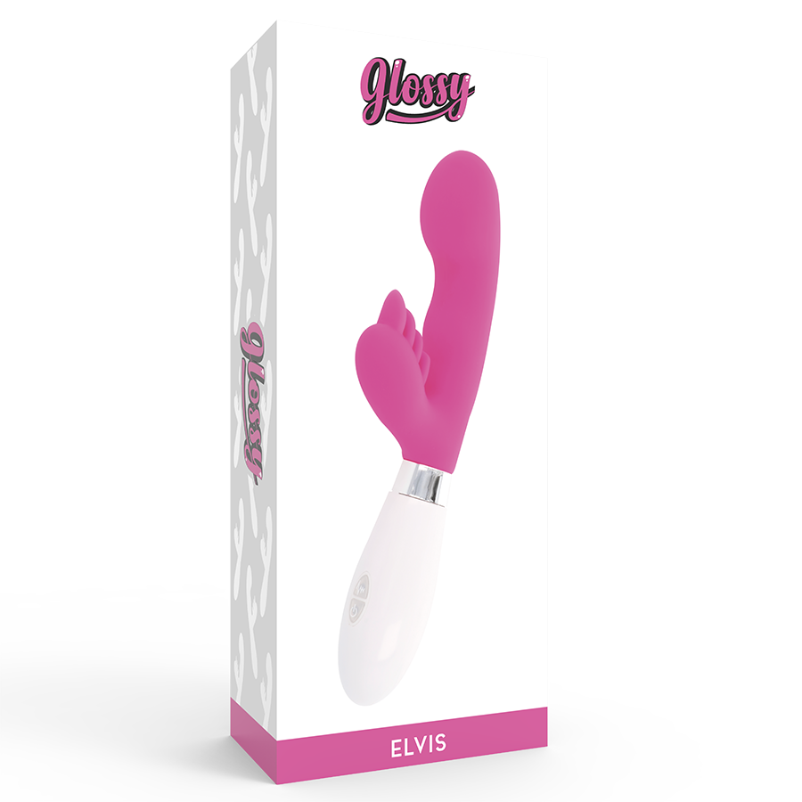 GLOSSY Rabbit Elvis Rosa – Juguete Erótico Con Diseño Ergonómico Y 10 Funciones De Vibración