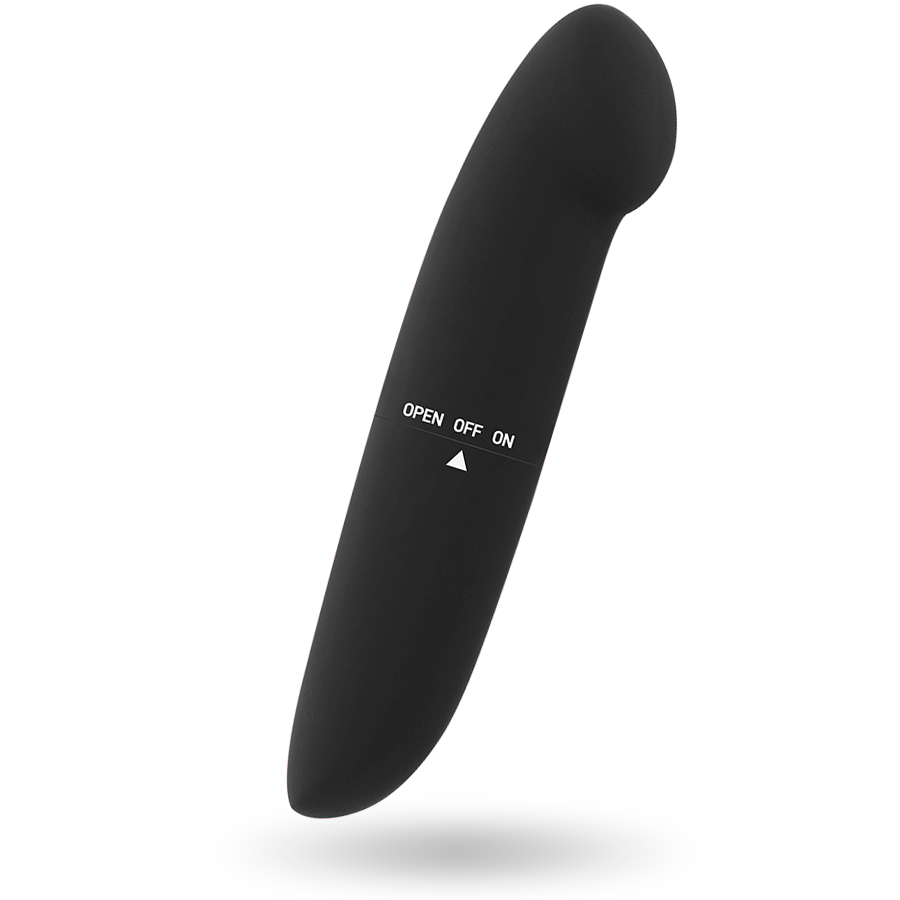 GLOSSY Vibrador PHIL Negro – Vibrador De Viaje Con Potentes Vibraciones Duales