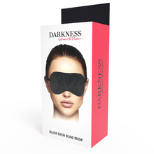 Maschera per gli occhi nera DARKNESS – Design regolabile per comfort e oscurità totale
