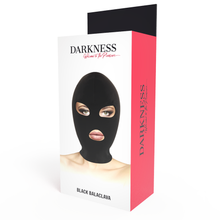 DARKNESS - BDSM SUBMISSION MASK WITH BLACK MOUTH AND EYES