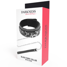 DARKNESS Collar De Cuero Con Correa – Diseño Elegante Para Control Y Estilo En Tus Escenas