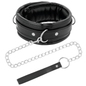 Comprar DARKNESS Collar Con Cadena – Diseño Ergonómico En Cuero Suave Para Placer Con Estilo-Noxtic