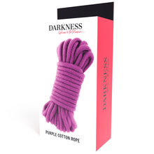 DARKNESS Cuerda Japonesa 5 Metros Morado – Accesorio Ideal Para Explorar Tu Placer Con Confianza