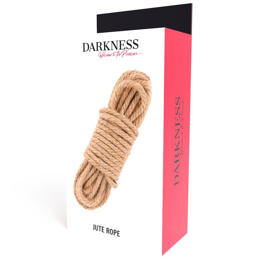 DARKNESS Cuerda Japonesa 5 Metros Jute – Ideal Para Explorar Conexiones y Confianza