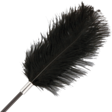 Comprar DARKNESS Fusta Con Pluma Love Negra 56 Cm – Diseño Doble Cara Para Placer Sensorial-Noxtic