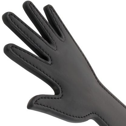 DARKNESS Black Fetish Hand Paddle – Giocattolo erotico per esplorare il piacere con stile