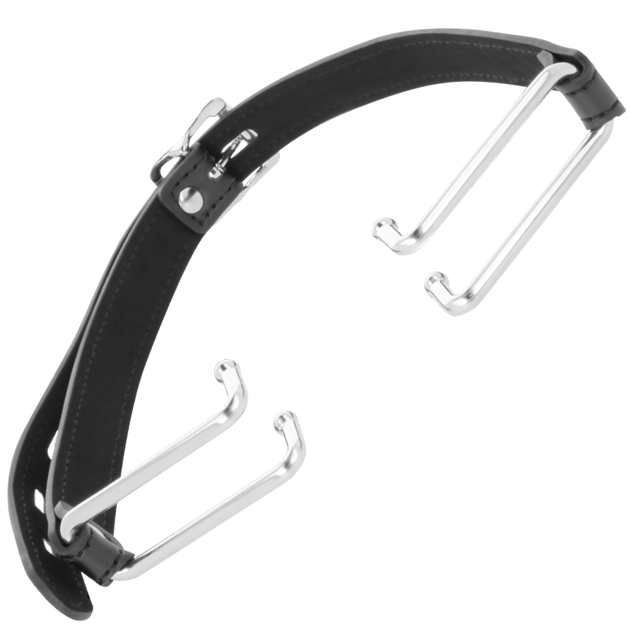 Comprar DARKNESS Mordaza Con Gancho Negro – Accesorio Elegante Para Juegos De Rol-Noxtic
