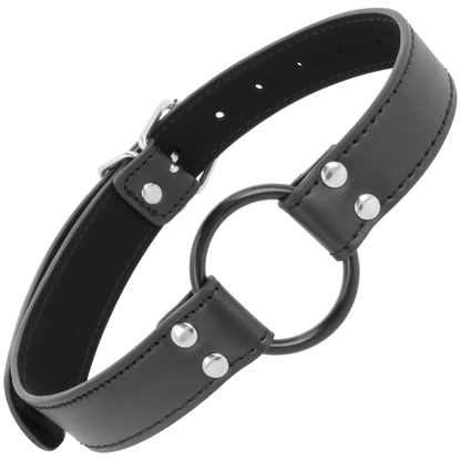 Comprar DARKNESS Mordaza Con Anilla 3.6 CM – Correas De Cuero Con Diseño Elegante Para Juegos Creativos-Noxtic