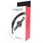 Comprar DARKNESS Mordaza Bola Negra – Diseño Ajustable Con Correas De Cuero Elegantes-Noxtic