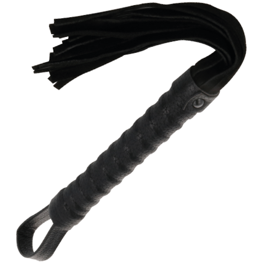 Comprar DARKNESS Látigo Bondage Negro – Diseño Elegante Con Mango De Piel Para Experiencias Únicas-Noxtic