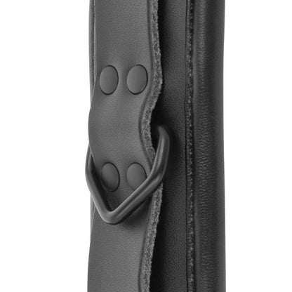 DARKNESS Esposas Ajustables De Piel Sintética Negra – Diseño Elegante Con Ajuste Personalizado Para Comodidad