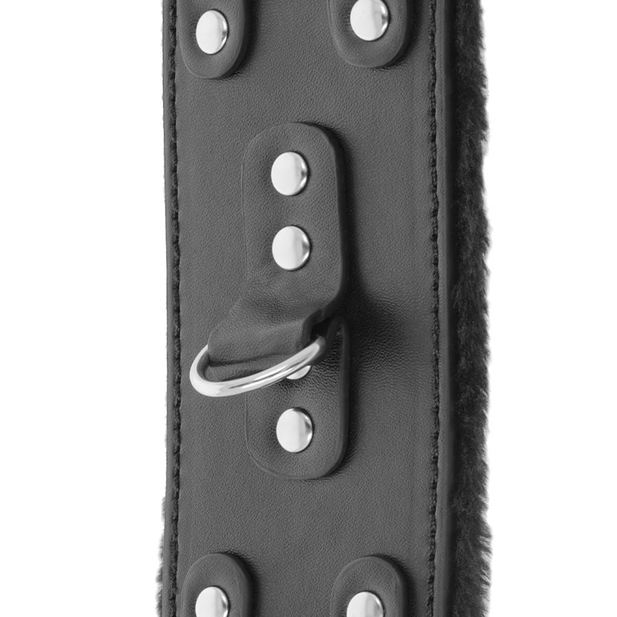 Manette in pelle nera DARKNESS – Design elegante con fodera regolabile per un comfort ideale