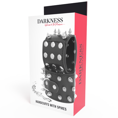 Comprar Darkness Esposas Con Pinchos Negras – Diseño Elegante Para Experiencias Inolvidables-Noxtic