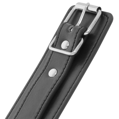 DARKNESS Esposas Ajustables Negras – Diseño Elegante Con Doble Cinta Refuerzo