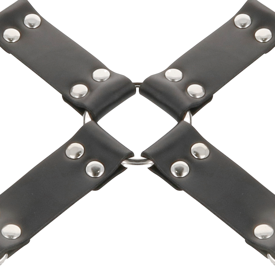 Manette in pelle nera DARKNESS – Design confortevole per giochi di dominazione