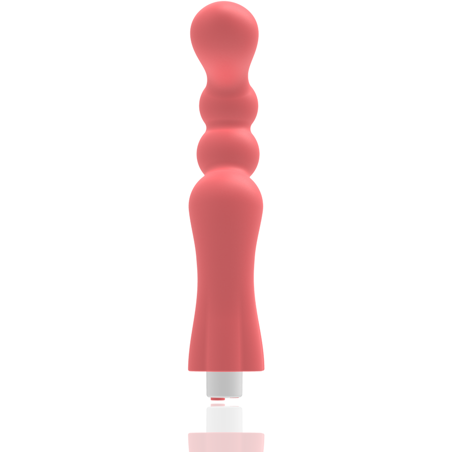 G-SPOT Gohan Vibrador Punto G Light Red – Vibrador Recargable De Silicona Médica Para Estimulación Sensible