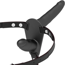 FETISH SUBMISSIVE HARNESS - DOUBLE PENETRATION BLACK