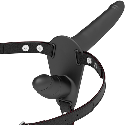 FETISH SUBMISSIVE HARNESS - DOBLE PENETRACIÓN NEGRO-FETISH SUBMISSIVE HARNESS-Noxtic